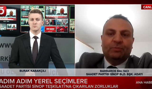  Baltacı: AK Parti Sinop Milletvekili Nazım Maviş eliyle yarın yapacağımız Aday Tanıtım Toplantısı sabote ediliyor