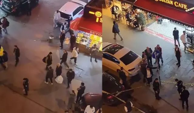 İstanbul'da sokak ortasında silahlı çatışma