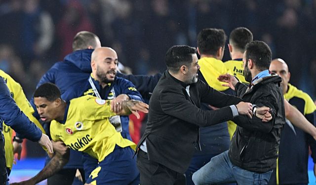Trabzon-Fenerbahçe maçı sonunda yaşananlara ilişkin 12 gözaltı