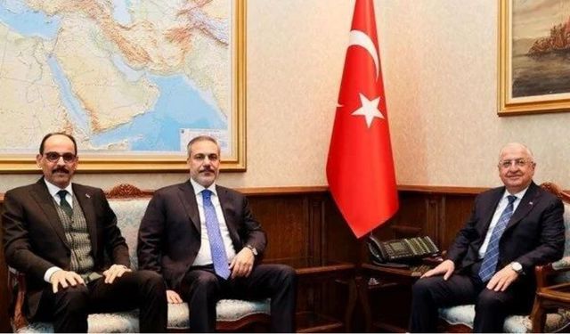 Ankara’da önemli toplantı: Güler, Fidan ve Kalın bir araya geldi