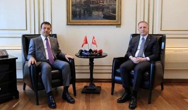 İstanbul Valisi Gül'den, İBB Başkanı İmamoğlu'na ziyaret