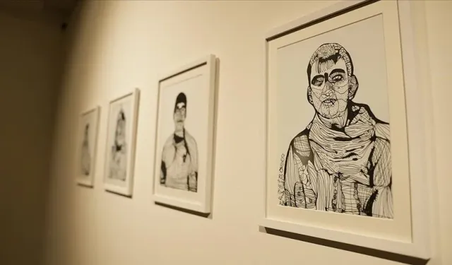 Otizmli sanatçı Remzi Yılmaz'dan "Tanıdık Yüzler"