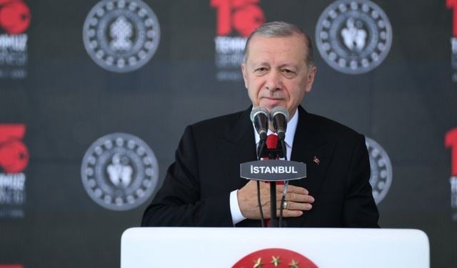 Cumhurbaşkanı Erdoğan'dan 15 Temmuz mesajı