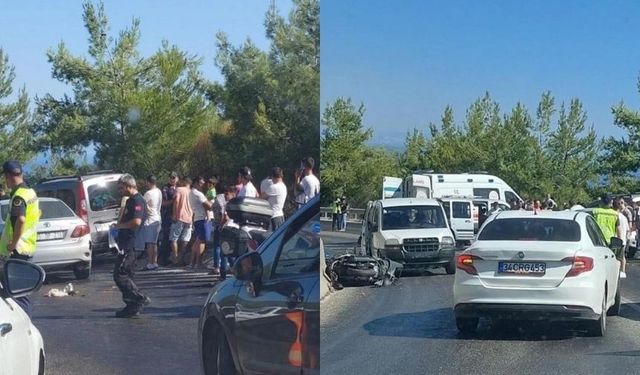 İzmir’de zincirleme kaza: 1 ölü, 6 yaralı