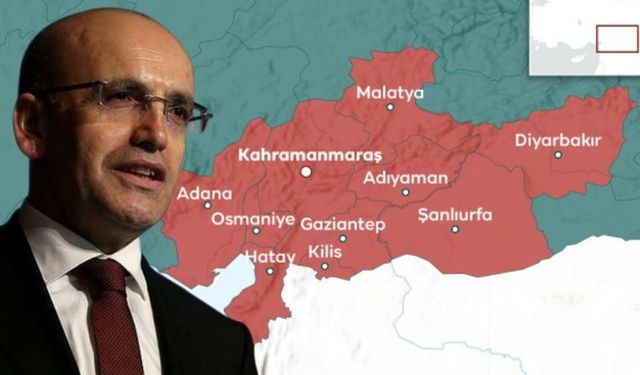 Bakan Mehmet Şimşek'ten deprem bölgesine ilişkin açıklama