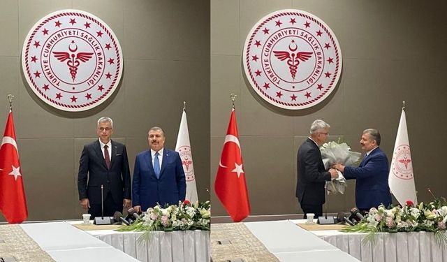 Sağlık Bakanlığı'nda devir teslim töreni