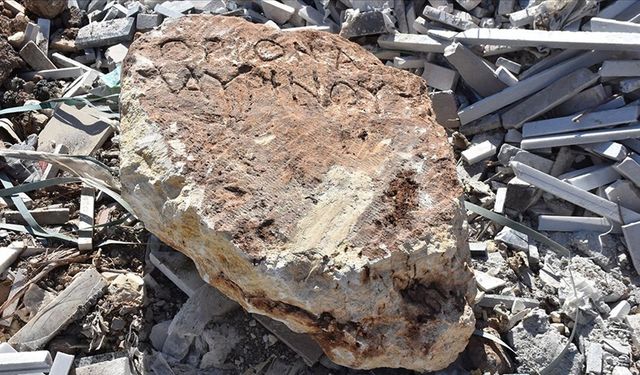 Adıyaman'da Roma dönemine ait sınır taşı bulundu