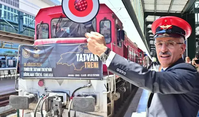 "Turistik Tatvan Treni" ikinci seferinde Bitlis'e ulaştı