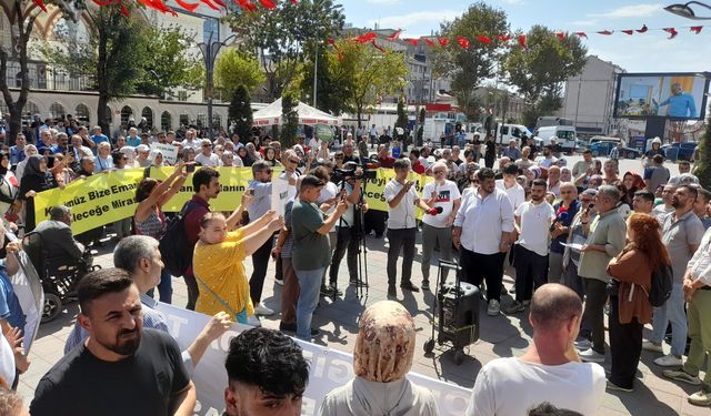 Cebeci'de taş ocağı yürüyüşüne polis müdahale etti, gözaltına alınanlar oldu