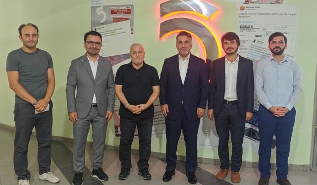 TEKDER İstanbul Şube Başkanı Kaya'dan TV5 Genel Müdürü Yılmaz Bayat'a ziyaret