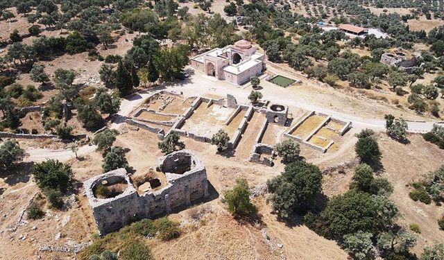 Muğla'da, Beçin Antik Kenti'ndeki kazılarda tarihi sarnıç bulundu