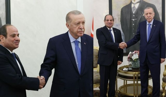 Sisi, Türkiye'de: Cumhurbaşkanı Erdoğan karşıladı