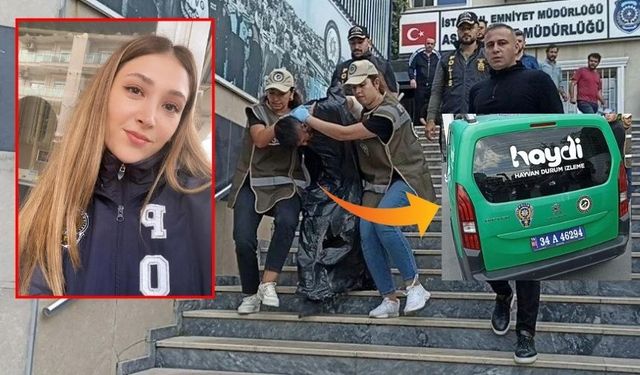 Suç makinesi Şeyda polisi şehit etti! Çöp poşeti giydirilerek hayvan taşıma aracıyla adliyeye sevk edildi