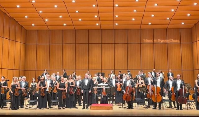 Cumhurbaşkanlığı Senfoni Orkestrası, Güney Kore'de "Uluslararası Klasik Müzik Günleri" kapsamında konser verdi