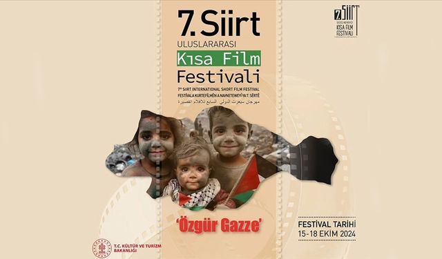 "Siirt Uluslararası Kısa Film Festivali", "Özgür Gazze" temasıyla sinemaseverlerle buluşacak