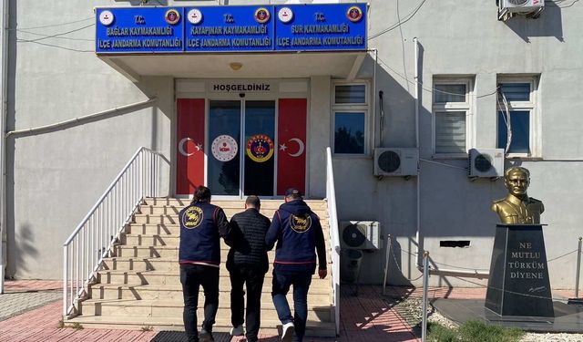 Diyarbakır'da 53 yıl 8 ay kesinleşmiş hapis cezasıyla aranan hükümlü yakalandı