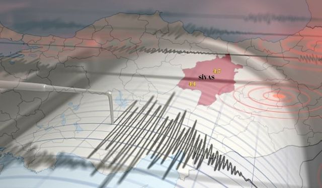 Bir deprem de Sivas'ta oldu