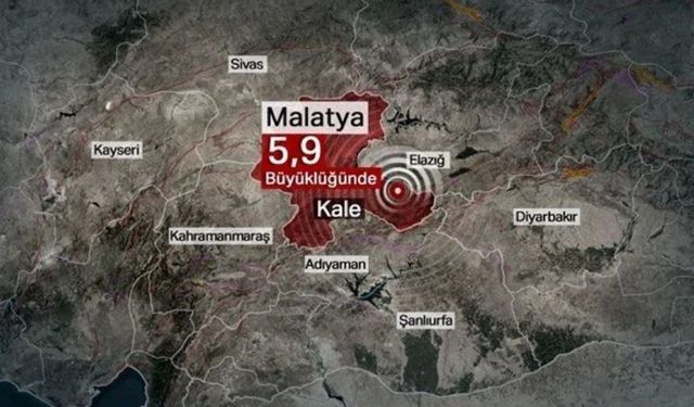 Malatya ve çevresinde hissedilen korkutan deprem!