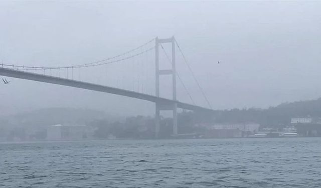 İstanbul'da deniz ulaşımına sis engeli: Gemi trafiği çift yönde askıya alındı