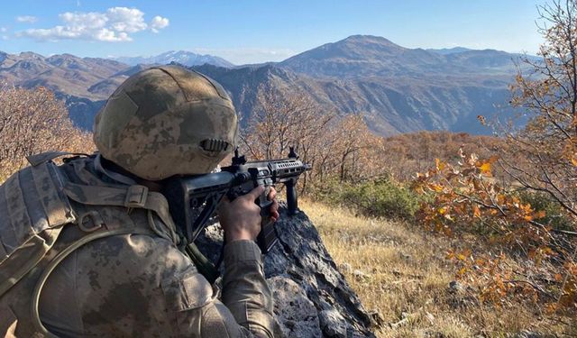 Şırnak'ta "Gürz-18" operasyonu:  55 mağara, sığınak ve barınma alanı imha edildi