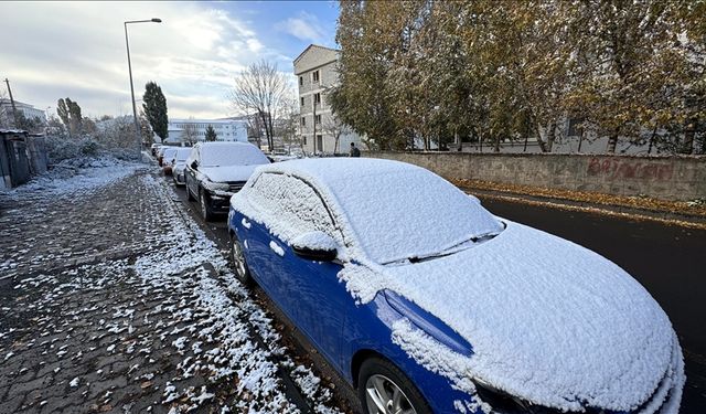 Ardahan'da kar etkili oldu