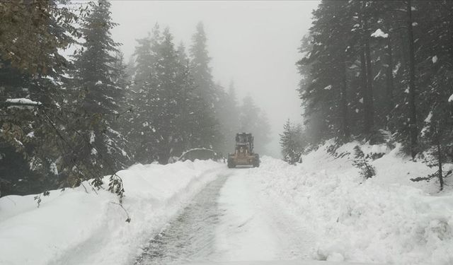 Kastamonu'da kar mücadelesi ekim ayında başladı