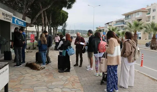 Çeşme'de "Kapıda vize" uygulaması 2 gün duracak