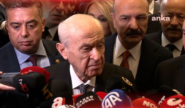 Bahçeli'den, gazetecinin "Erdoğan'la aranızda görüş ayrılığı var mı?" sorusuna tepki