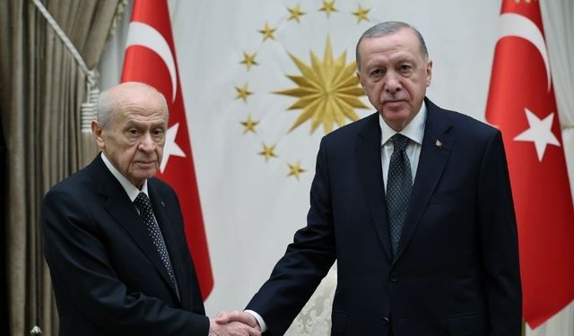 Erdoğan-Bahçeli görüşmesi sona erdi: Açıklama yapılmadı