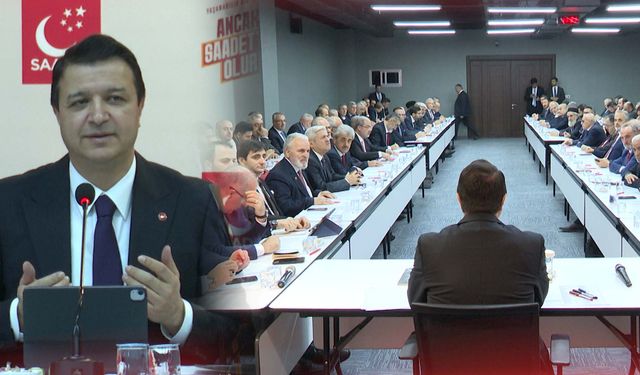 Saadet Partisi'nde yeni GİK, Mahmut Arıkan başkanlığında toplandı