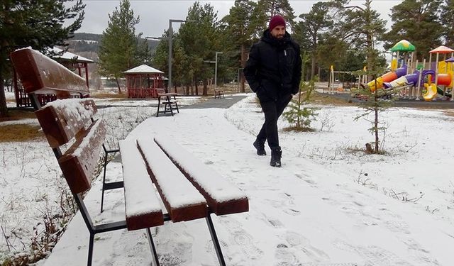 Kars, Ardahan ile Ağrı'da kar ve sis etkili oldu