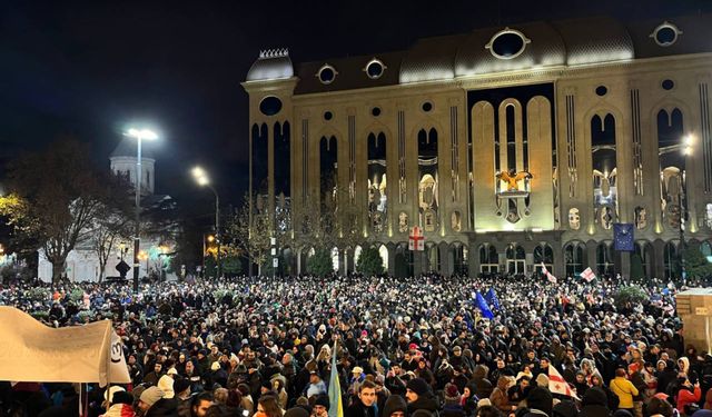 Gürcistan'da protestolar sürüyor