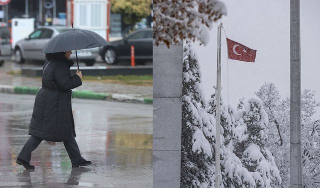 Meteoroloji: 8 ilde yağmur ve kar yağışı bekleniyor