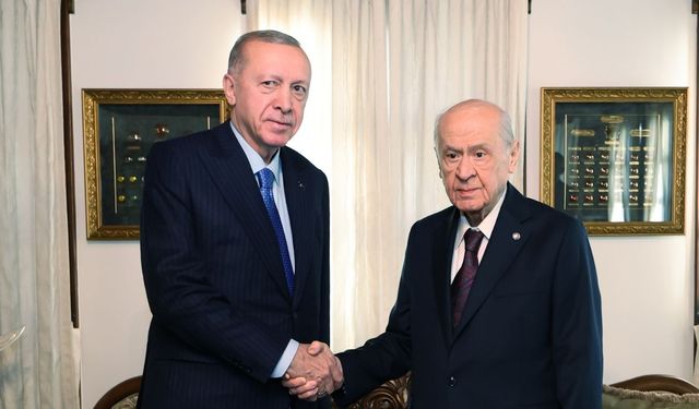 Erdoğan-Bahçeli görüşmesi görüşmesi sona erdi: Açıklama yapılmadı