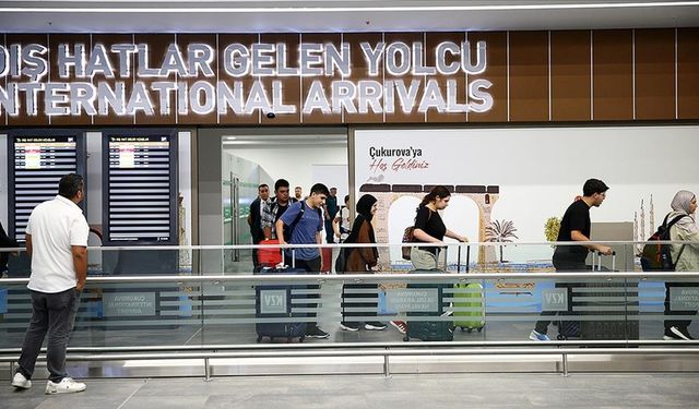 Çukurova Uluslararası Havalimanı 5 ayda 2 milyondan fazla yolcuya hizmet verdi