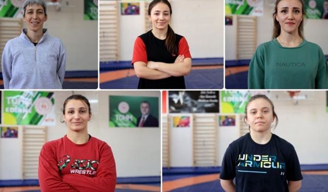 Şampiyon genç kadın milli güreşçiler, tarih yazmaya hazırlanıyor