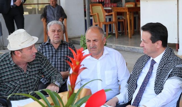 Mahmut Arıkan, Muğla'da çiftçilerle bir araya geldi