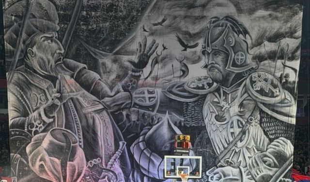 Partizan maçındaki skandal pankarta "40 bin avro" ceza