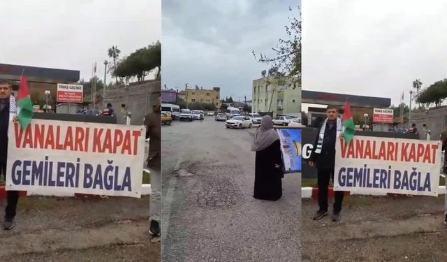 STK’lardan BOTAŞ Önünde Gazze tepkisi: “Zulme Ortak Olmayın”