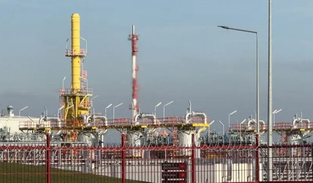 Silivri'de BOTAŞ tesisinde yangın