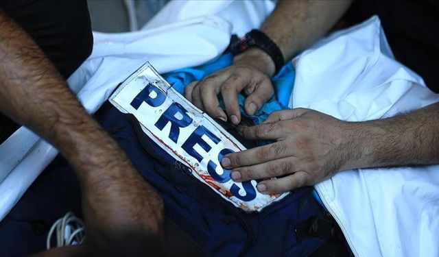 Soykırımcı İsrail'in düzenlediği saldırıda bir gazeteci daha şehit oldu