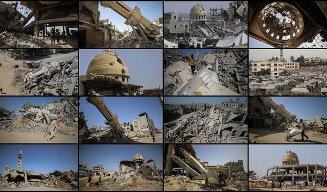 Katil İsrail, iki yıl boyunca Gazze ve Batı Şeria'da 316 arkeolojik ve tarihi alana saldırdı