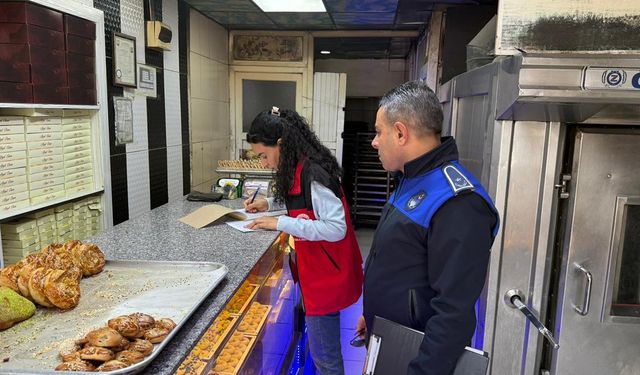 Gıda güvenliğine sıkı takip: 171 ürün imha edildi, 2 iş yeri mühürlendi