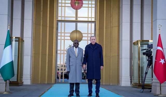 Nijerya Cumhurbaşkanı Bola Ahmed Tinub Ankara'da