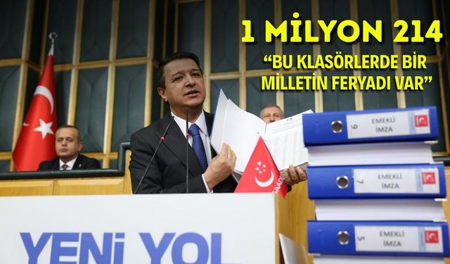 Saadet Partisi, 1 milyon 214 bin emeklinin talebini Meclis’e taşıdı