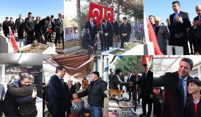 Mahmut Arıkan, 6 Şubat depremlerinin 3’üncü yılında Malatya’da depremzedelerle buluştu