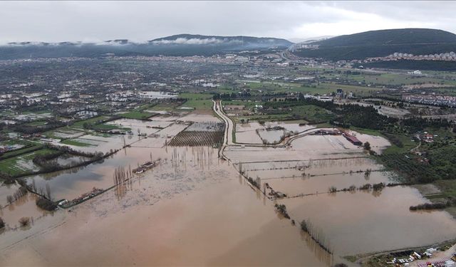 Muğla'da 24 saatte metrekareye 96,5 kilogram yağış düştü