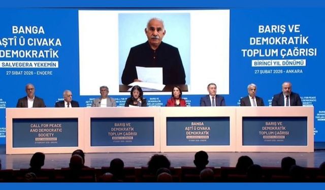 DEM Parti heyeti, Öcalan'ın ikinci 27 Şubat mesajını okudu