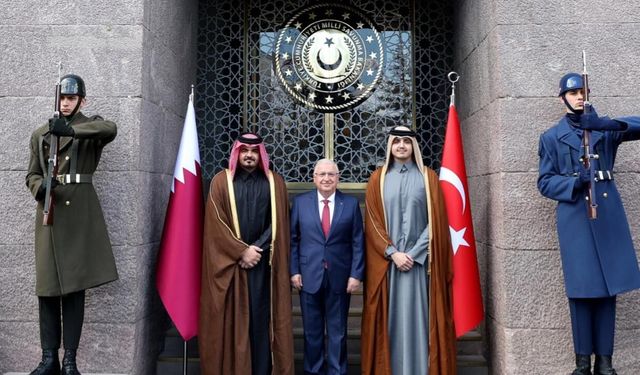 Milli Savunma Bakanı Güler Katar heyetini kabul etti