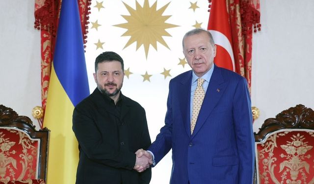 Cumhurbaşkanı Erdoğan, Volodimir Zelenskiy ile görüştü